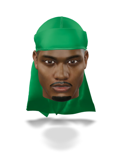 “Kelly Green”Athletic Spandex Durag