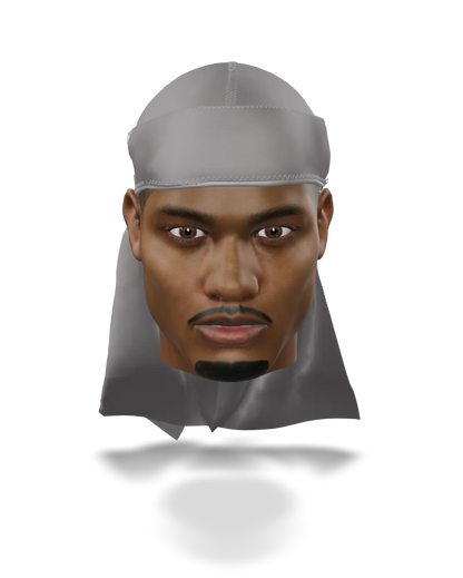 “Grey” Athletic Spandex Durag