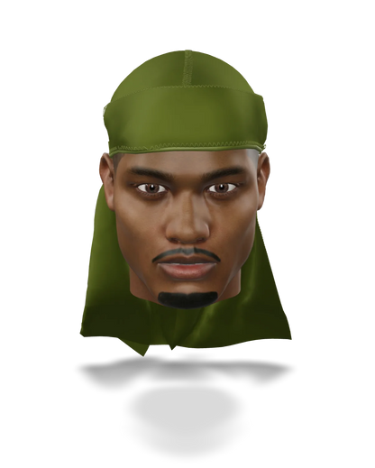 “Dark Olive” Athletic Spandex Durag