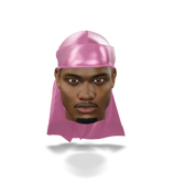 JagRags Ultra Wave Pink and Super Satin Silky Durag for Men