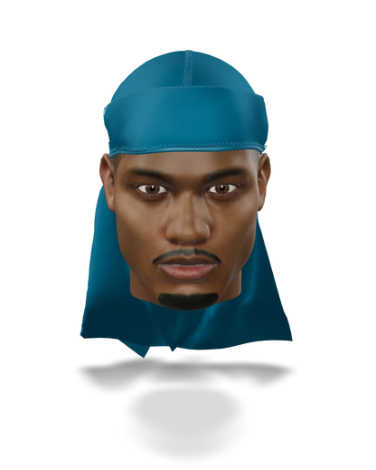 “Deep Turquoise” Athletic Spandex Durag