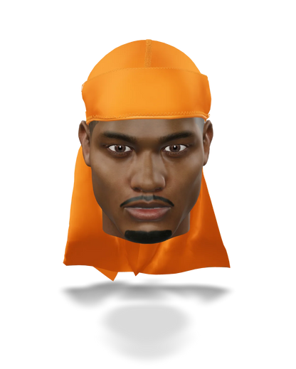 “Bright Orange” Athletic Spandex Durag