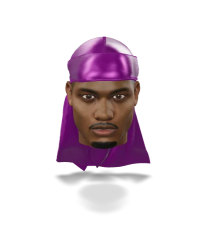Athletic Purple Silky Durag
