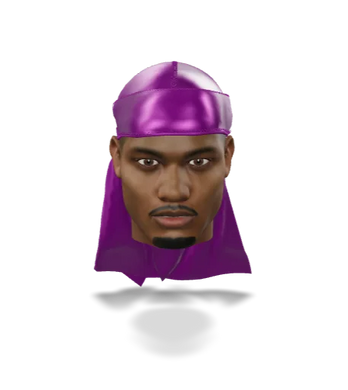 JagRags Ultra Wave Purple and Super Satin Silky Durag for Men