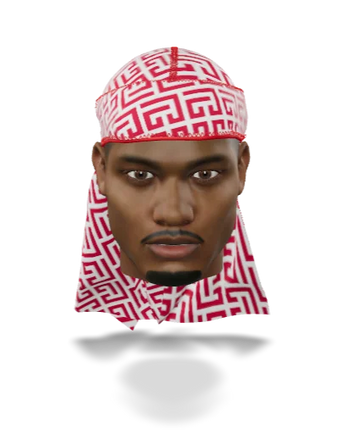 “Maze Red and Brown” Ultra Wave Super Satin Silky Durag