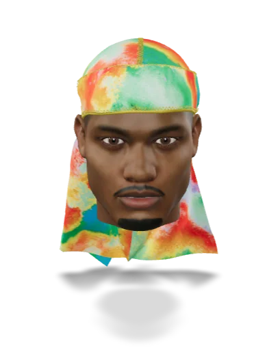 “Pastel Heat Map” Satin Silky Durag