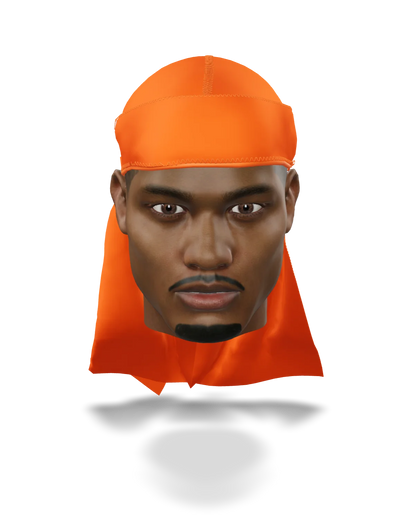 “Orange” Athletic Spandex Durag