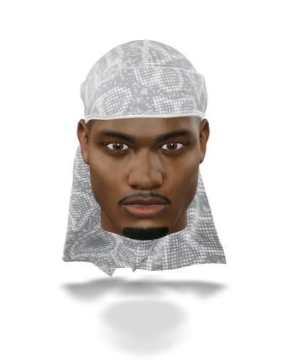 “Digital Chameleon Ash” Satin Silky Durag