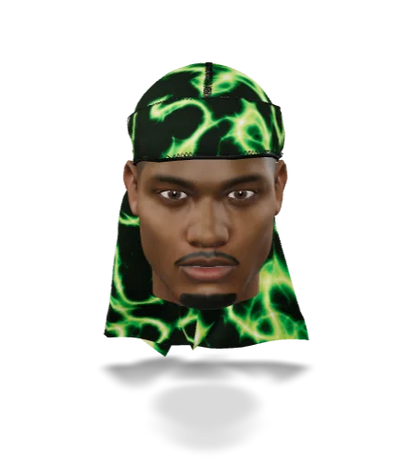 “Voltage Green” Satin Silky Durag