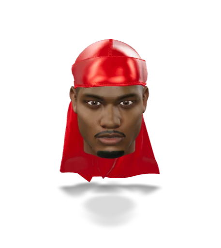 Athletic Red Silky Durag