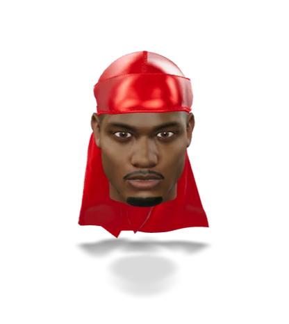 Athletic Red Silky Durag