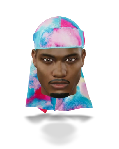“Pastel Bubble Gum” Ultra Wave Super Satin Silky Durag