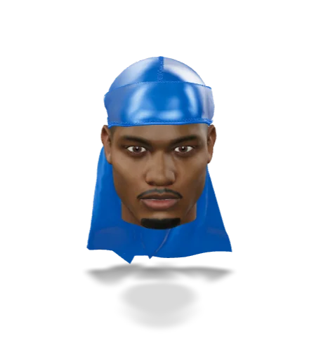 Athletic Blue Silky Durag