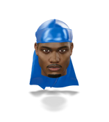 JagRags Ultra Wave Blue and Super Satin Silky Durag for Men