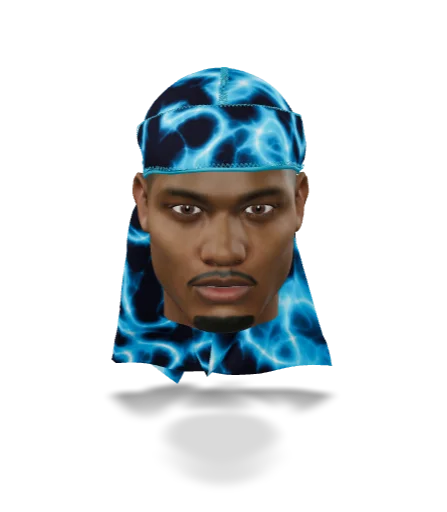 “Voltage Blue” Ultra Wave Super Satin Silky Durag
