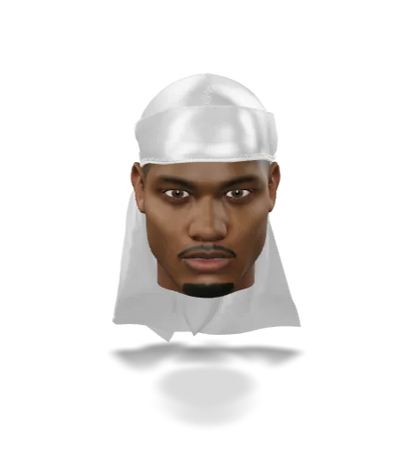 Athletic White Silky Durag