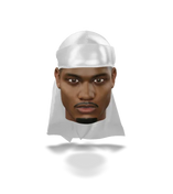 JagRags Ultra Wave White and Super Satin Silky Durag for Men