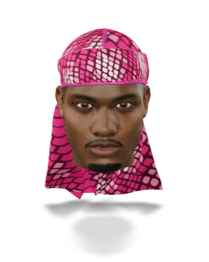 “Reptile Hot Pink” Ultra Wave Super Satin Silky Durag