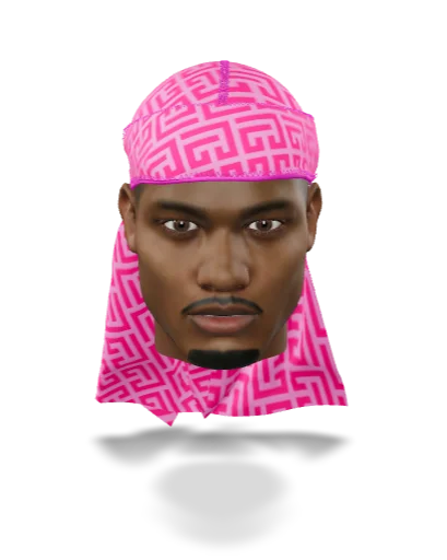 “Maze Pink” Satin Silky Durag