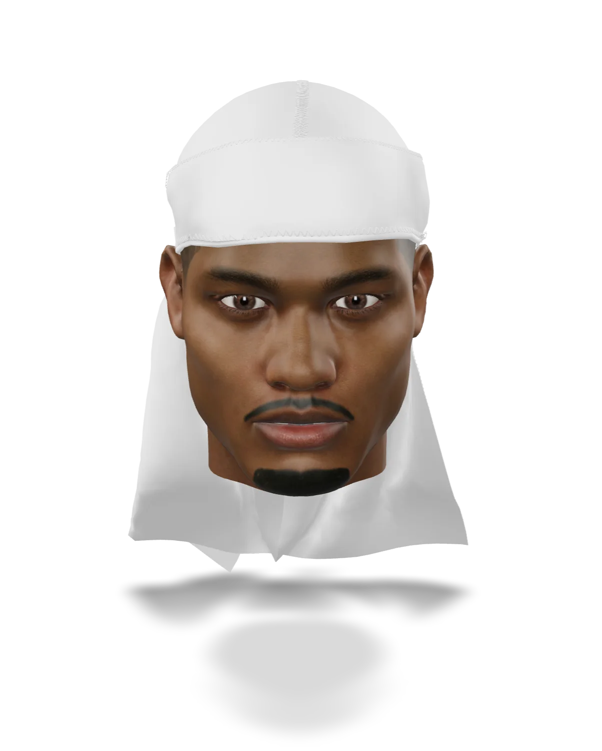 “White” Athletic Spandex Durag