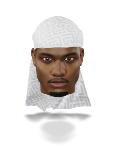 “Maze Ash Grey” Ultra Wave Super Satin Silky Durag